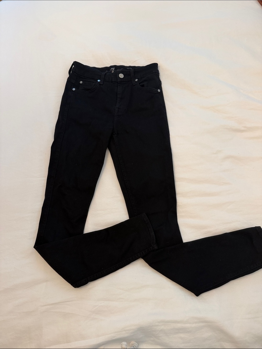 7 brand black jeans